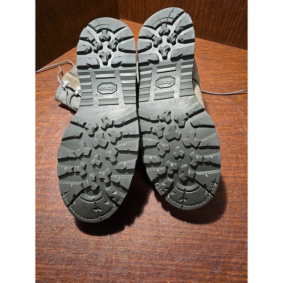 Mondo PT UFCW 8430 Boots Mens 10.5 R Green Suede Steel Toe Military Combat Boots - Picture 2 of 5